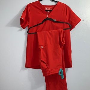 Figs set- red/small/catarinatop/yolapants